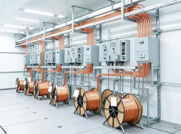 Data center power room wire planning