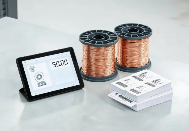 Wire reel weight calculation